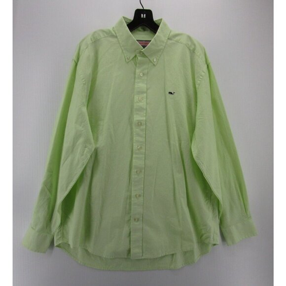 Vineyard Vines Shirt Large Button Up Whale Shirt Preppy Breathable - Picture 1 of 10